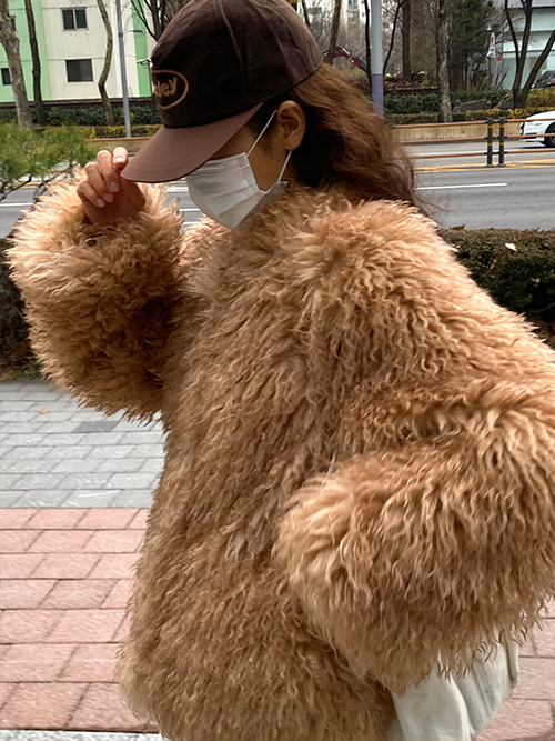 Samoyed 90' Madam Fur Coat リアル 14790円